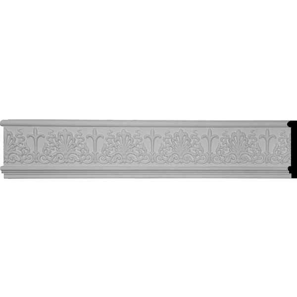 Ekena Millwork SAMPLE - 7"H x 1"P x 12"L Monique Chair Rail Moulding SAMPLE-MLD07X01MO - main